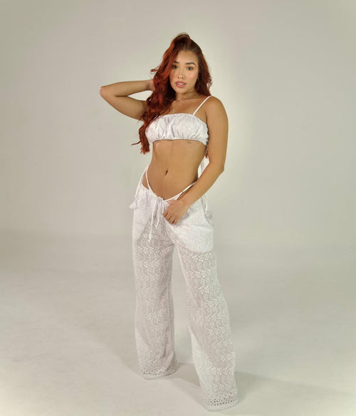 Set Tropical, (Top brialette + Pantalon)